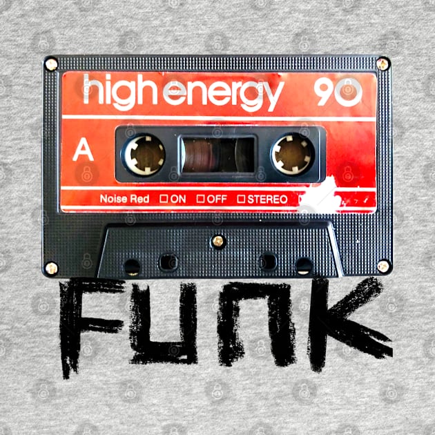 Funk Cassette Tape for Retro Funk Music by badlydrawnbabe